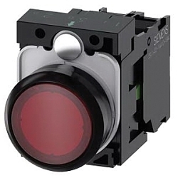Siemens 3SU11020AB201BA0 SIRIUS Illuminated Pushbutton