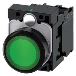 Siemens 3SU11020AB401BA0 SIRIUS Illuminated Pushbutton
