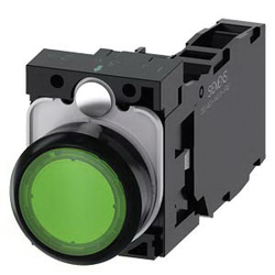 Siemens 3SU11020AB401FA0 SIRIUS Illuminated Pushbutton Unit