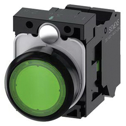 Siemens 3SU11020AB403BA0 SIRIUS ACT Illuminated Pushbutton