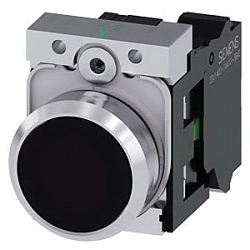 Siemens 3SU11500AB103BA0 SIRIUS Complete Non-Illuminated Pushbutton Unit