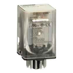 Square D 8501KPR13V14 8501K Series Relay, 10 A, 11 pin, 3PDT contact