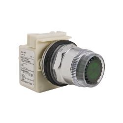 Schneider Electric 9001K1L1G Harmony Illuminated Pushbutton Operator