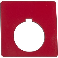 Square D 9001KN100RP 9001KN Series Legend, 2.25 in h x 2.25 in w, Plastic