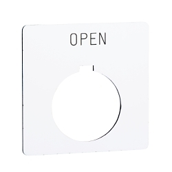 Square D 9001KN109WP Harmony Legend Plate