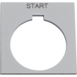 Square D 9001KN201SP 9001KN Series Legend, 1.75 in h x 1.75 in w, Plastic