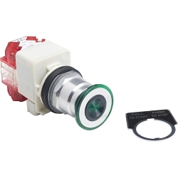 Square D 9001KR8P35GH25 Harmony Non-Illuminated Pushbutton