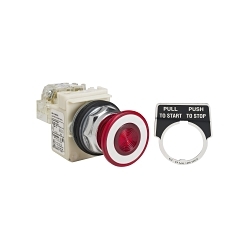 Square D 9001KR9P35LRRH13 Harmony Illuminated Pushbutton