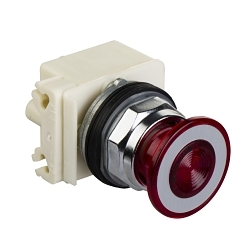 Schneider Electric 9001KR9P35RH2 Harmony Non-Illuminated Pushbutton