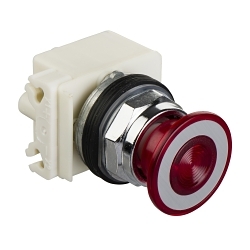 Schneider Electric 9001KR9P35LRR Harmony Illuminated Push-Pull Operator