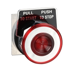 Square D 9001KR9R Harmony Non-Illuminated Push-Pull Operator