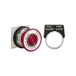 Square D 9001KR9R94 Harmony Non-Illuminated Push-Pull Operator