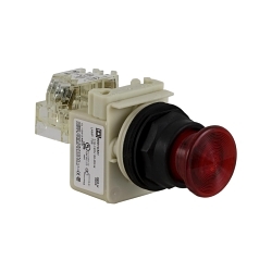 Square D 9001SK2L1R20H13 Harmony Illuminated Pushbutton