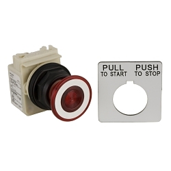 Square D 9001SKR9P35LRRH13 Harmony Illuminated Push Button