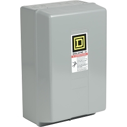 Square D 9991LG1 General Purpose Enclosure, 7.52 in W x 5.91 in D x 9.76 in H, NEMA 1, Steel