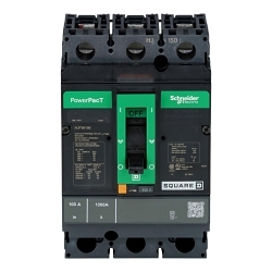 Square D HJP36100 Powerpact H Molded Case Circuit Breaker