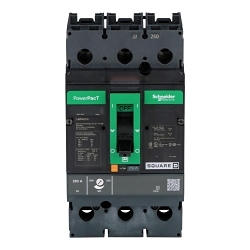 Square D JJM36250 Powerpact Molded Case Circuit Breaker