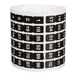 Square D NQ102S Number Strip
