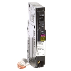 Square D QO115DF Qo Combination Miniature Circuit Breaker