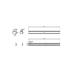 Square D NSYSDR200B Din Rail Mounting