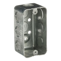 アウトレット2bottles BELL N3R Aluminum Gray 2-Gang Weatherproof Electrical Box