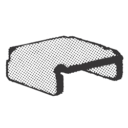 Thomas & Betts H804 Superstrut End Cap