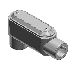 Thomas & Betts LB37CG-TB BlueKote Conduit Body