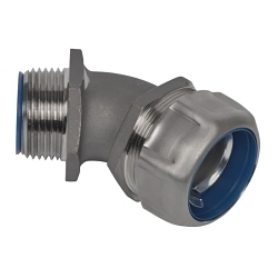 Thomas & Betts 5342SST6-6 Industrial Fitting Safe Edge Liquidtight Conduit Connector