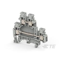 ENTRELEC 1SNA115271R2200 Save space with double deck terminal blocks: 2 independent circuits connected in just 6 mm 0.236 in spacing