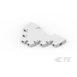 ENTRELEC 1SNA115532R0000 D2.5/6.DPA Screw Clamp Terminal Blocks - Feed-through + ground - Grey