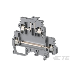 ENTRELEC 1SNA115561R1500 Save space with double deck terminal blocks: 1 disconnect circuit on top + 1 independent feed-through circuit on bottom in just 6 mm 0.236 in spacing