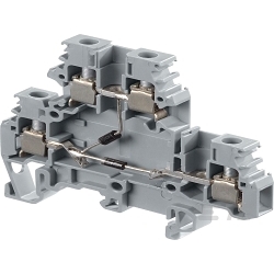 TE Connectivity 1SNA115591R0400 M4/6DE1D1 Screw Clamp Terminal Blocks - Component holder - Grey