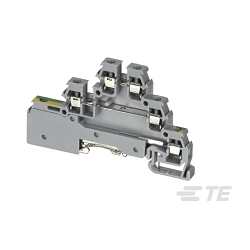 ENTRELEC 1SNA115643R2700 Save space with triple deck terminal blocks: 2 independent circuits in just 6 mm 0.236 in spacing