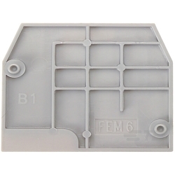 ENTRELEC 1SNA116591R0500 Aligned with the profile of the block and snap on the open side of the block