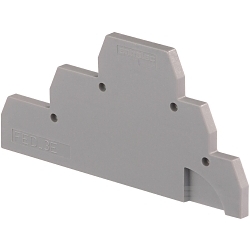 ENTRELEC 1SNA116771R2000 FED3E - End Sections - Grey - 3mm Spacing.