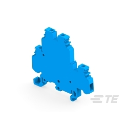 ENTRELEC 1SNA125490R1500 Save space with double deck terminal blocks: 2 independent circuits connected in just 5 mm 0.200 in spacing