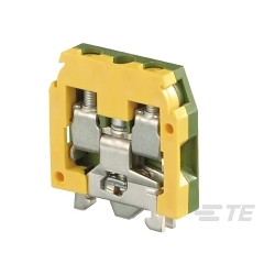 TE Connectivity 1SNA160496R2600 Green and yellow miniblocks with 6 mm spacing