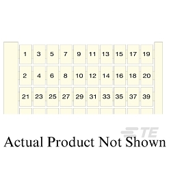 ENTRELEC 1SNA229030R0200 RC410 Terminal Block Markers pre-printed 1->100 Horizontal