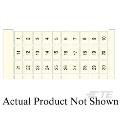 ENTRELEC 1SNA234060R0500 RC810 Terminal Block Markers pre-printed 1->100 Vertical