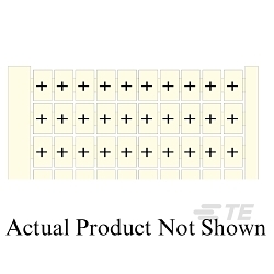 ENTRELEC 1SNK158012R0000 MC612PA Terminal Block Markers pre-printed : - (x100) Vertical White.