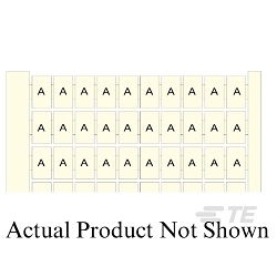 ENTRELEC 1SNA234115R1500 RC810 Terminal Block Markers pre-printed ground symbol (x100) Horizontal