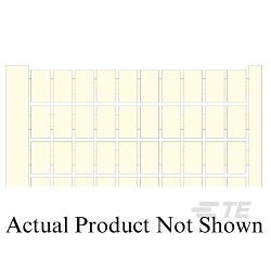 ENTRELEC 1SNA231000R0700 RC510 Terminal Block Markers - Blank card - White - Polyamid