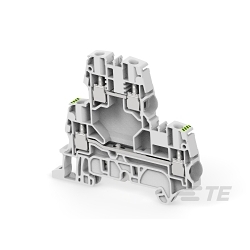Entrelec 1SNK506212R0000 Save space with ZS6-D2-PE terminal blocks: 1 feed-through circuit and 1 ground circuit in just 6 mm 0.236 in spacing