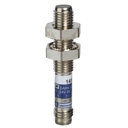 Telemecanique OsiSense XU Simply easy XUAJ0515S 3-Wire Axial Photoelectric Sensor With Reverse Polarity Protection