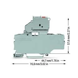 WAGO 2002-1711/1000-867 TOPJOB S fuse disconnect terminal block