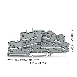 WAGO 2003-6660 Electrical Connector Assembly