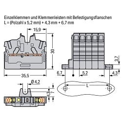 WAGO 2052-301 Terminal Blocks