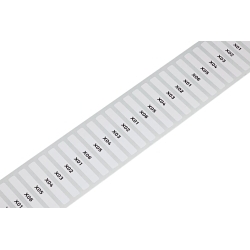 WAGO 210-810 210 Thermal Transfer Marker, 35 mm L x 5 mm W, Polyester, White