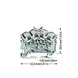 WAGO 2202-6401 Terminal Blocks