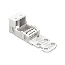 WAGO 221-512 221 Mounting Carrier, For Use With 2-Conductor Terminal Blocks, Snap-In Mounting